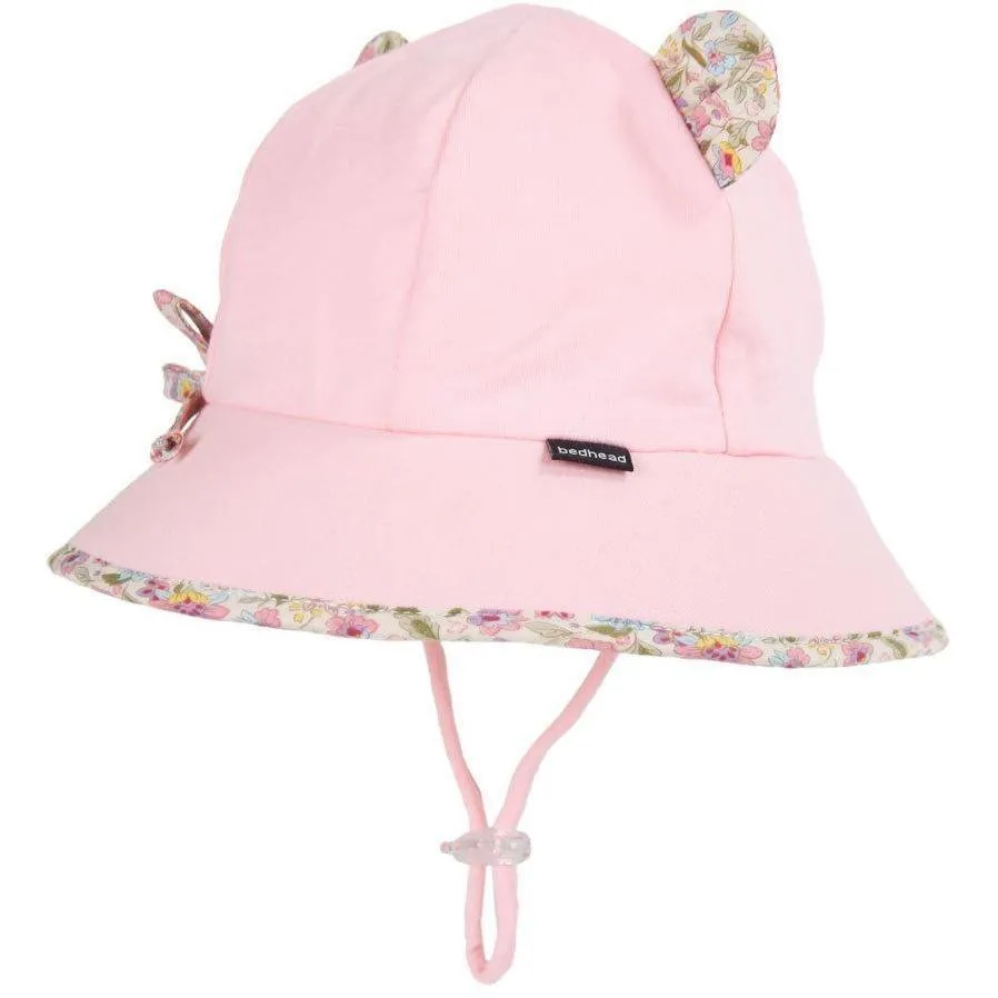 Bedhead Paisley Trimmed Baby Bucket Hat with Strap
