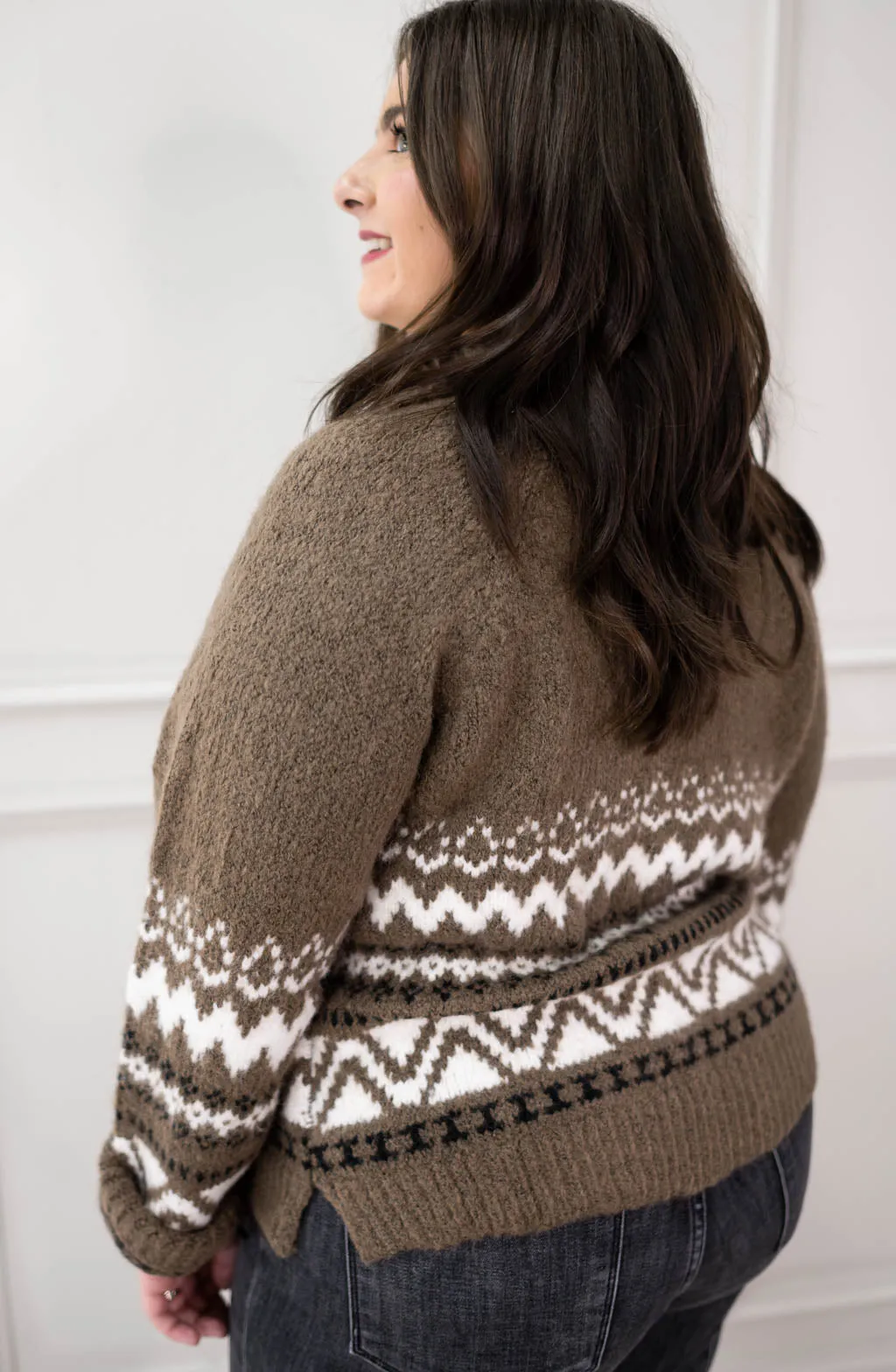 Cozy Slouchy Zip Up Cardigan Jacket