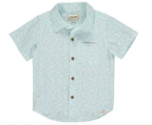 Me   Henry Aqua Floral Polo