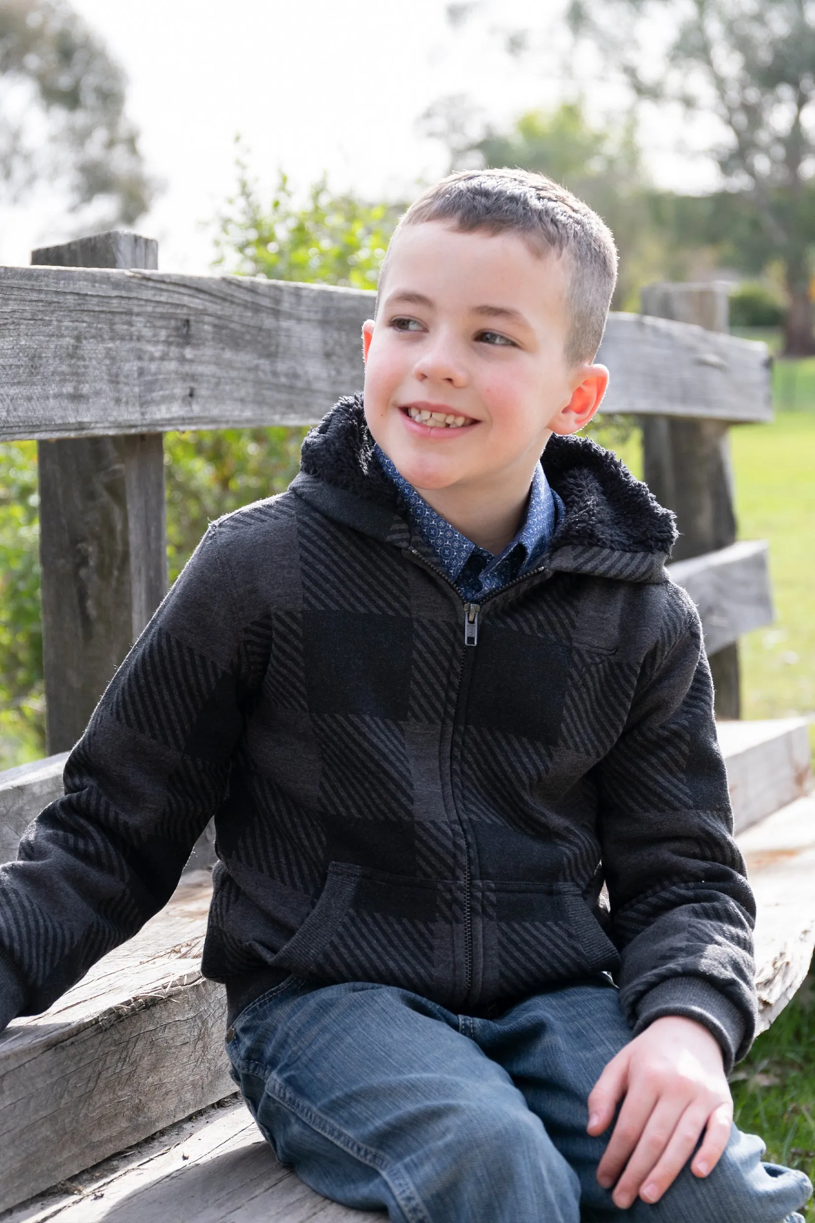 Pure Western Boys Tonkins Zip Up Hoodie